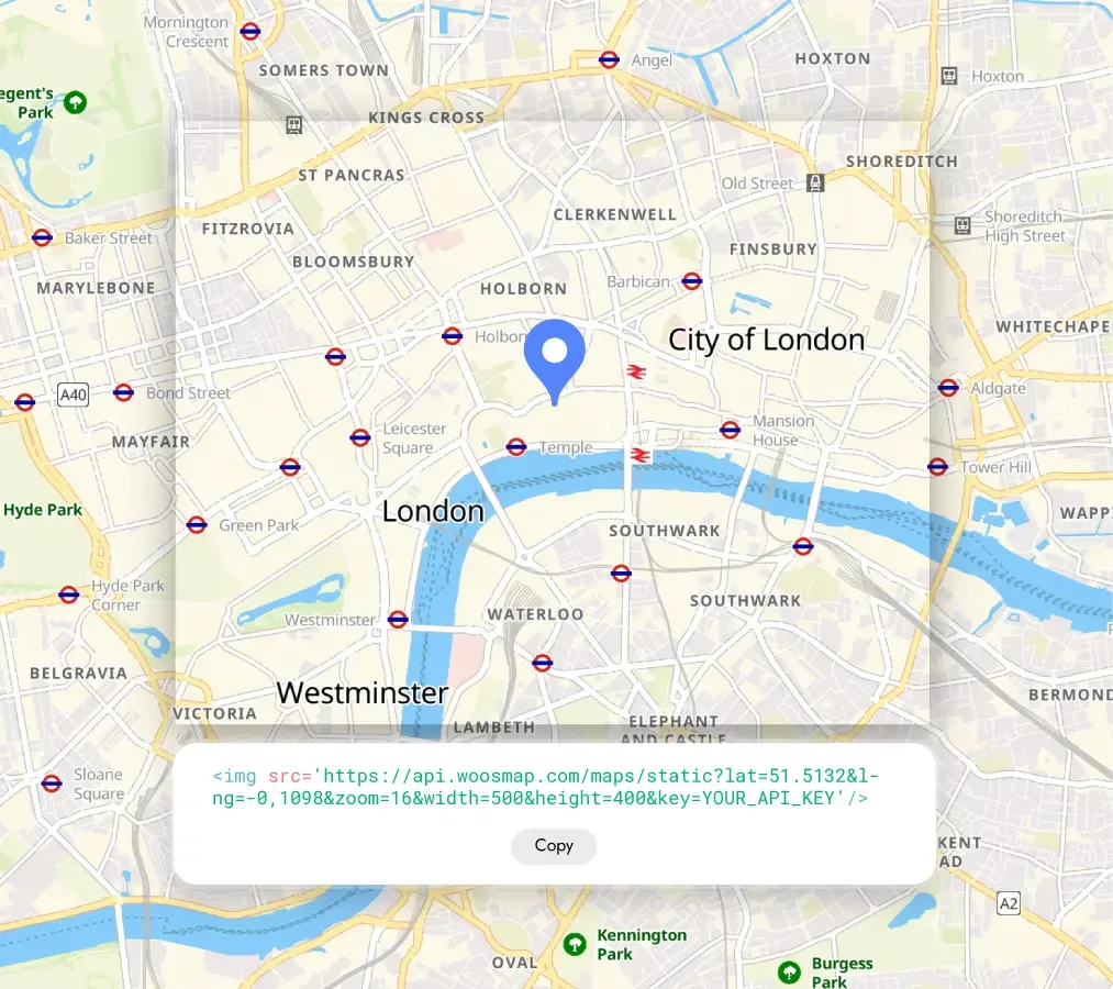 static map uk